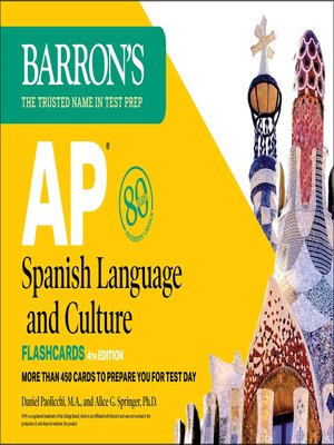 cover image of AP Spanish Language and Culture Flashcards